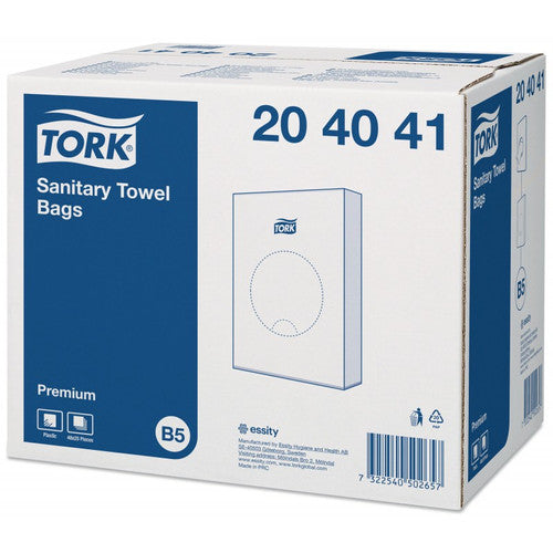 Sachets 1L pour serviette hygiénique B5 TORK - Colis 1200 pcs