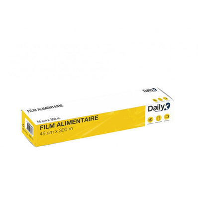 Film alimentaire DailyK PVC 45cm x 300m boite distributrice
