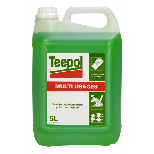 Diversey Teepol F7316 détergent multi-usages bidon 5L vert
