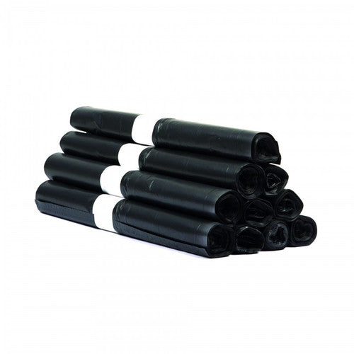 Doublure conteneur 330L noir PEBD 30µ 1310x1350mm Hemera ref 124157