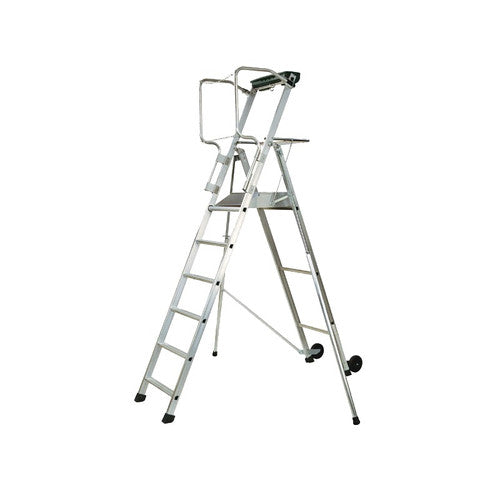 Plate-forme individuelle roulante avec stabilisateur 6 marches