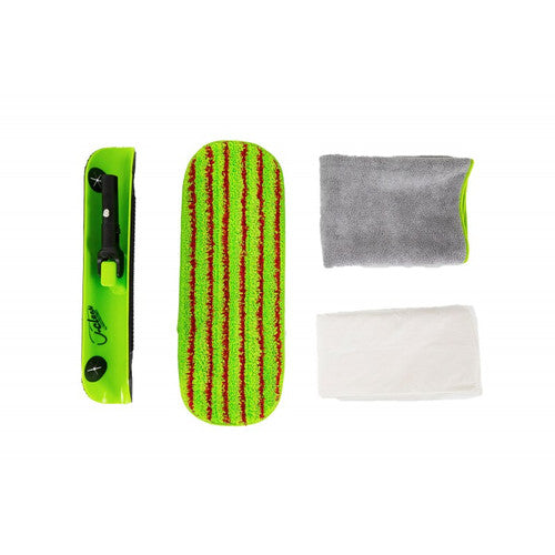 Kit U-CLEAN support + mop + serpillère face grattante + bandeau BSA