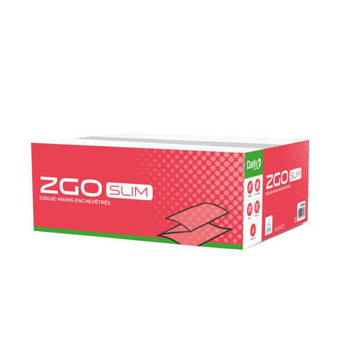 Essuie-mains Z blanc Ecolabel ZGO SLIM DAILYK Green - Colis 3750 fts