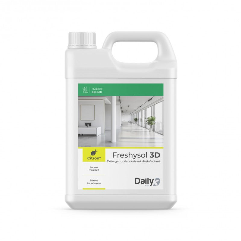 FRESHYSOL 3D Détergent Désin. Déso. DAILYK START - Bidon 5L