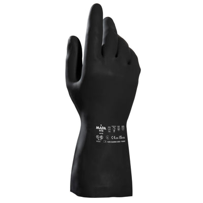 Gant néoprène latex noir MAPA ALTO 415 protection chimique type B
