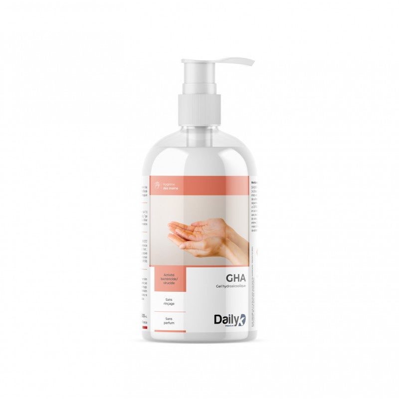 DAILYK PREMIUM GHA désinfectant mains 500ml flacon pompe