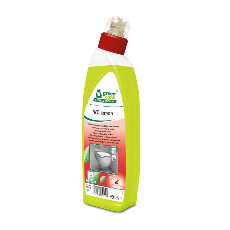 Gel WC nettoyant parfumé écolabel WC LEMON-Flacon coudé 750ml