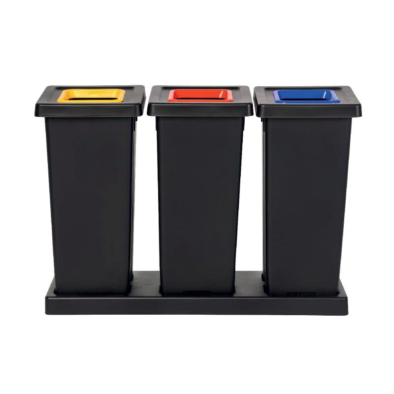 Kit complet tri sélectif FIT 3x50L avec socle