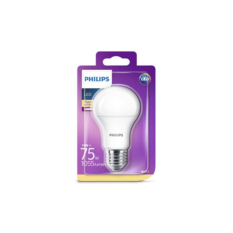 Lampe LED Standard 11-75W E27 Dépolie WW 3000K