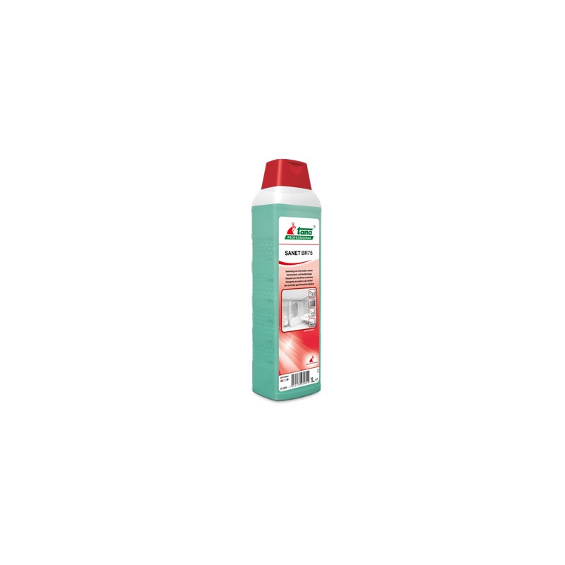 SANET BR75 Nettoyant désincrustant sanitaires - Bidon de 1L
