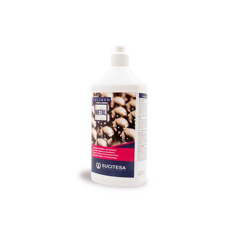 PULIGEN METAL Nettoyant métaux et vitrocéramique - Flacon de 700ml