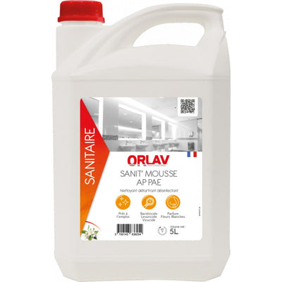 Nettoyant sanitaires Sanit Mousse AP 2186 Orlav bidon 5L
