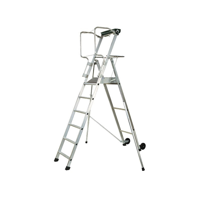 Plate-forme individuelle roulante avec stabilisateur 6 marches