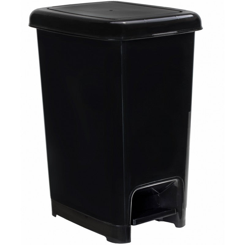 Poubelle à pédale SLIM noire 10L