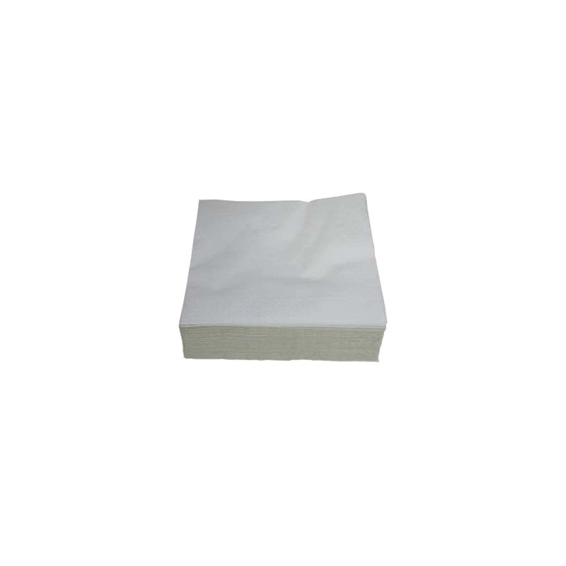 Serviette pure ouate blanche 1 pli 30x30cm - Ct. de 4000