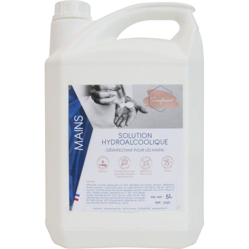 Solution hydroalcoolique ORLAV - 3150 - Bidon 5L