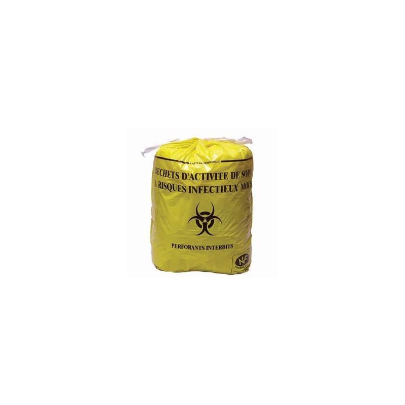 SP 15L jaune BD NF-X 30-501 18µ 400x350mm - Ct. de 500 Sacs