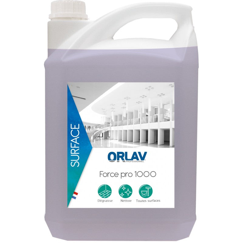 Force Pro 1000 dégraissant professionnel toutes surfaces ORLAV