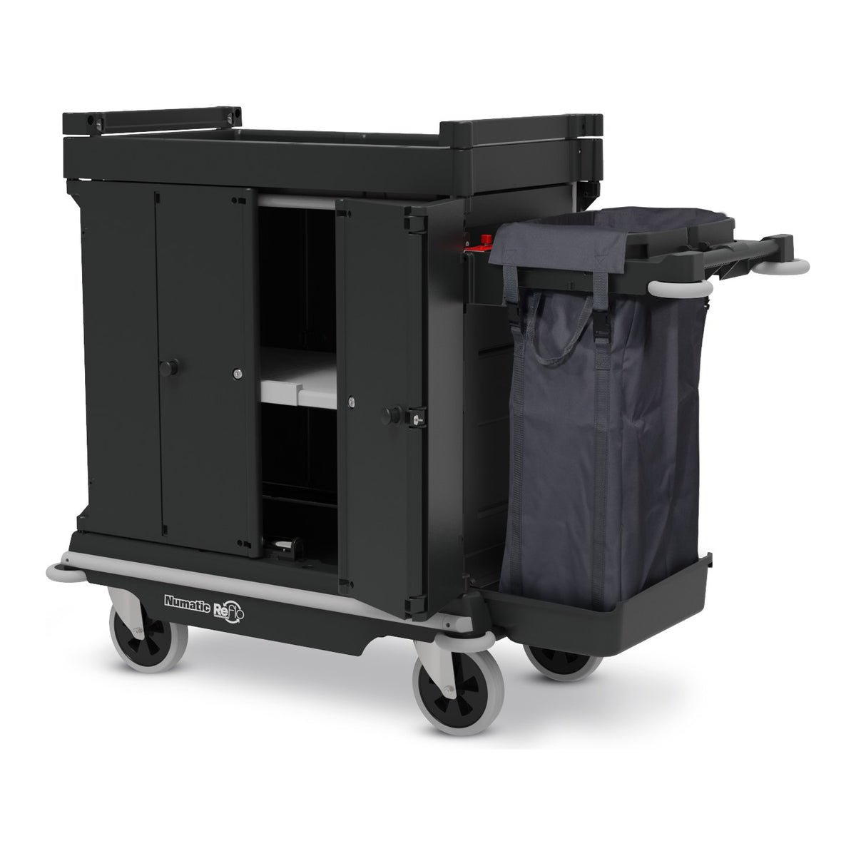 Chariot hôtelier gris 1532x667x1205mm NKU31HF REFLO sans accessoires – vue produit