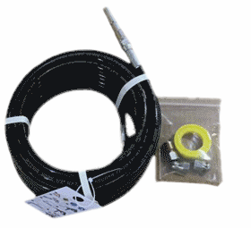 KIT FLEXIBLE CANALISATION DN6 15M PVC