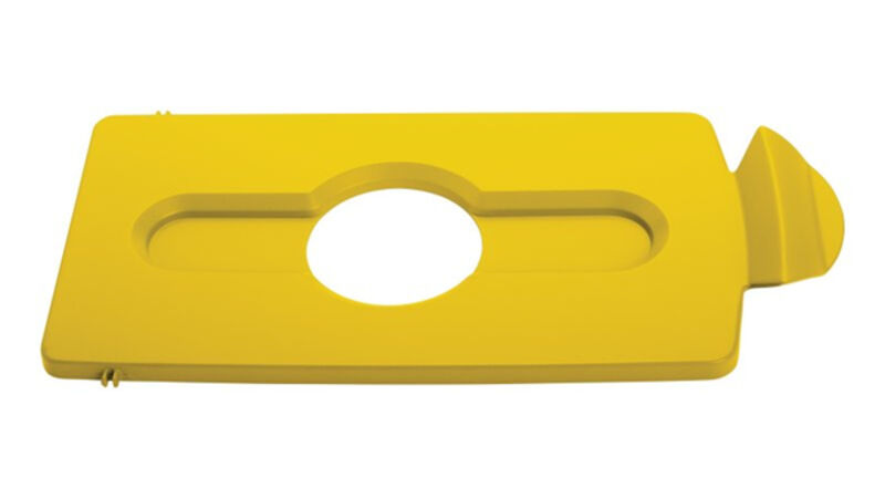 Couvercle de recyclage SLIM JIM pour bouteilles et canettes — Jaune