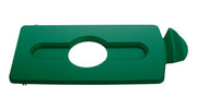 Couvercle de recyclage SLIM JIM pour bouteilles et canettes — Vert