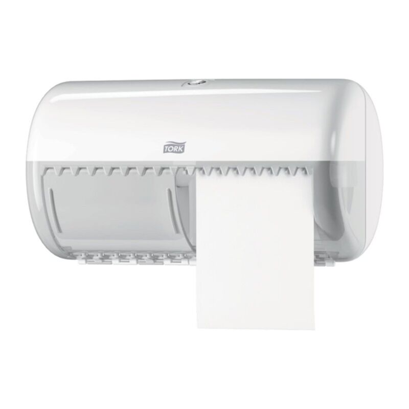 TORK Distributeur de Papier Toilette Rouleau Traditionnel T4 — Blanc