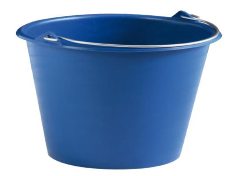 Seau 10l industriel PE renforcé bleu ECOGREEN