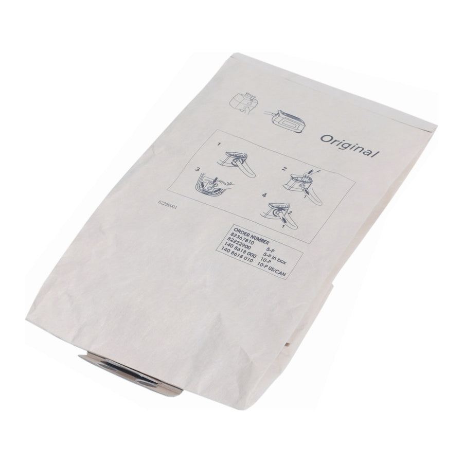 LOT DE 10 SACS PAPIER 10L