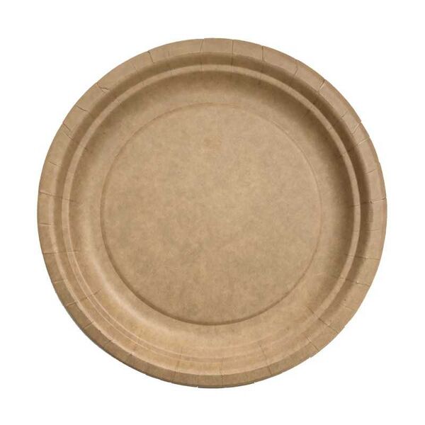 Assiette kraft biodegradable D18 - Ct de 450