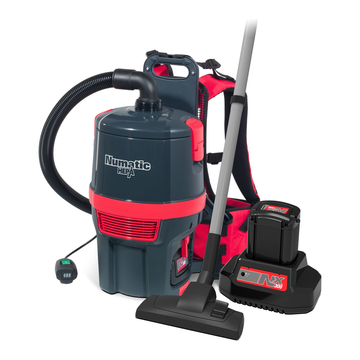 Aspirateur Dorsaux NUMATIC RSB150NX HEPA – avec accessoires