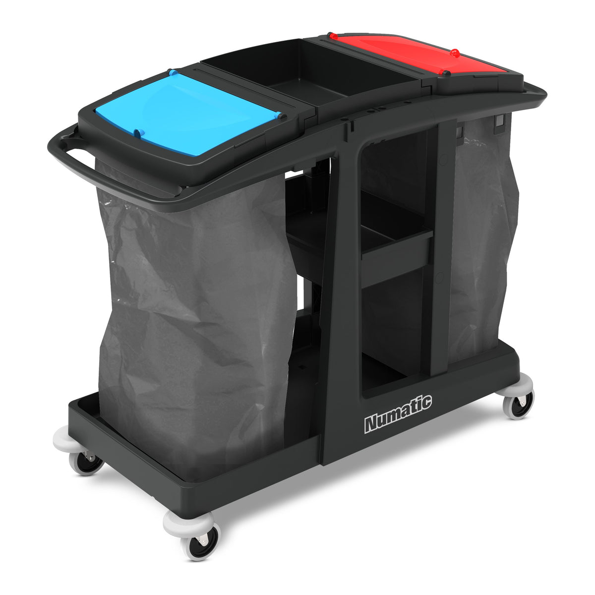 Chariot de Ménage NUMATIC ECO-MATIC 4 – vue produit