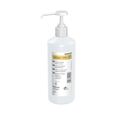 Skinsan 2% lotion lavante antimicrobienne flacon pompe 500ml