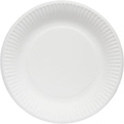 Assiette jetable carton blanc 23 cm colis 1000 unites Hemera