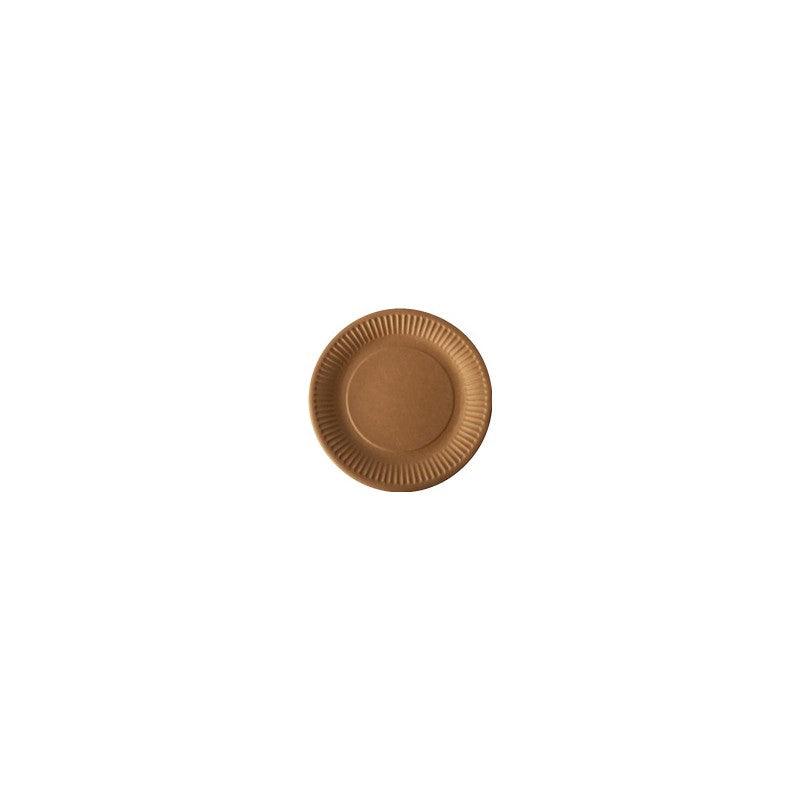 Assiette kraft biodegradable D18 -Colis de 900
