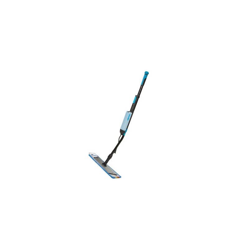 Balai réservoir 500ml 40cm CARABAO complet support velcro et frange