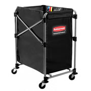 Chariot X-CART Rubbermaid 1871643 vue de face déplié