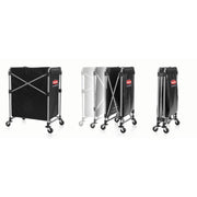 Chariot X-CART Rubbermaid détail roues pivotantes silencieuses