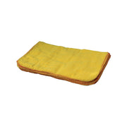 Chamoisine coton 40x50cm jaune liseret rouge Hemera Distribution