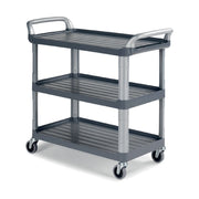 Chariot Silver 1310 polypropylène 3 plateaux 100 kg vue détail