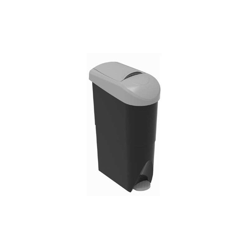 Container 22L SERENA noir à pédale pour sachets périodiques