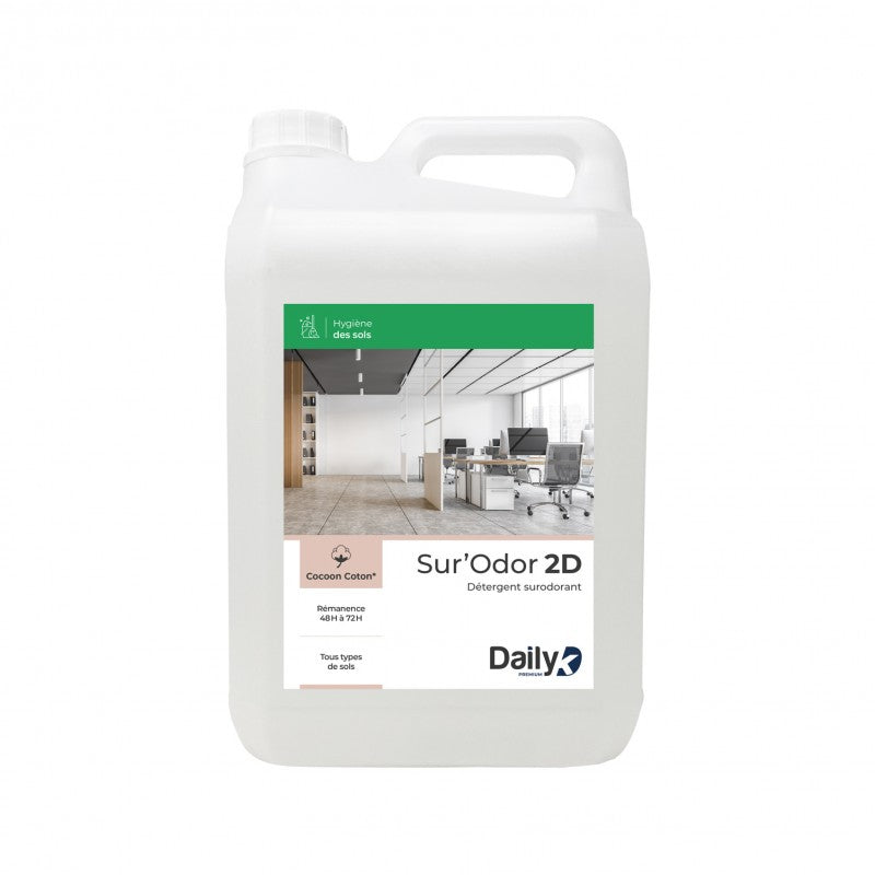 Détergent surodorant Sur'Odor 2D bidon 5L Hemera réf. 135501CC
