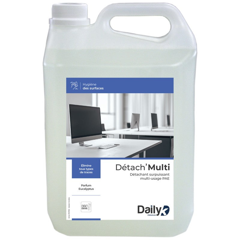 Détachant surpuissant DETACH'MULTI DAILYK PREMIUM -Bidon 5L