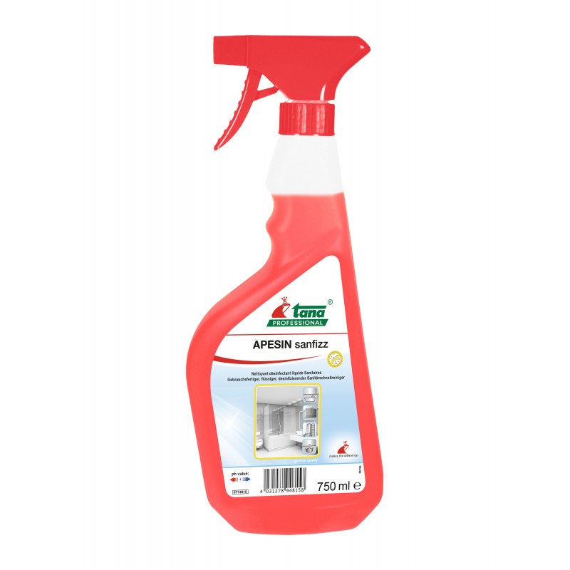 Détartrant désinfectant APESIN SAN FIZZ - Spray 750ml