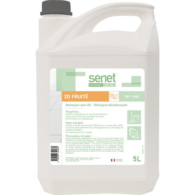 Détergent surodorant SENET 2D -605- Bidon 5L