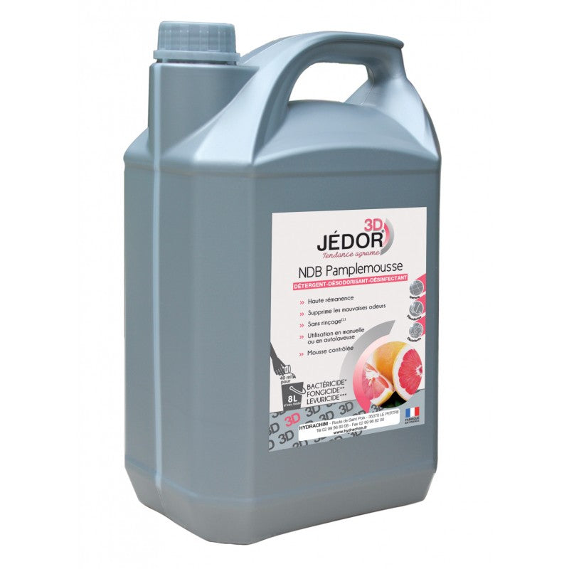 JEDOR 3D Détergent Surodorant Désinfectant virucide - Bidon 5L