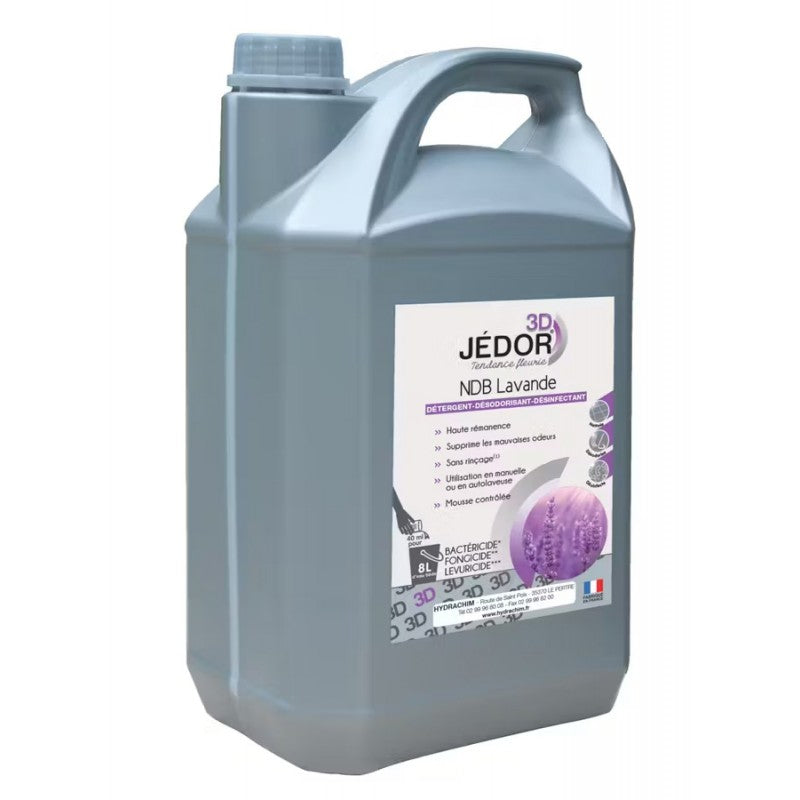JEDOR 3D désinfectant virucide EN14476 sol sanitaires 5L