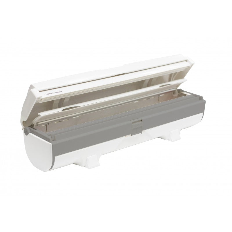 Dévidoir Wrapmaster Compact vue détail lame inox ABS 30 cm