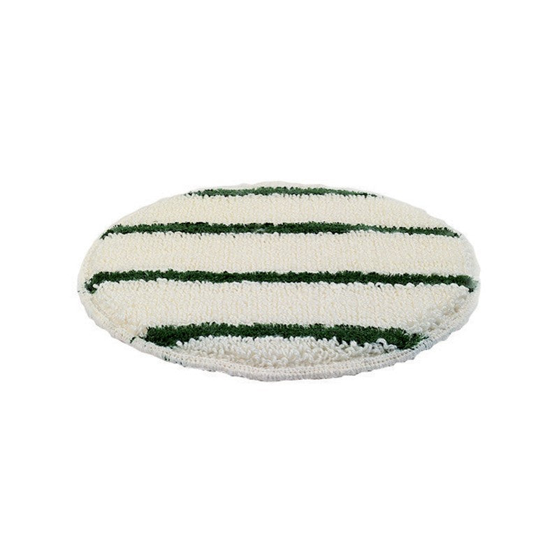 Disque coton bonnette rayures vertes Ø432mm