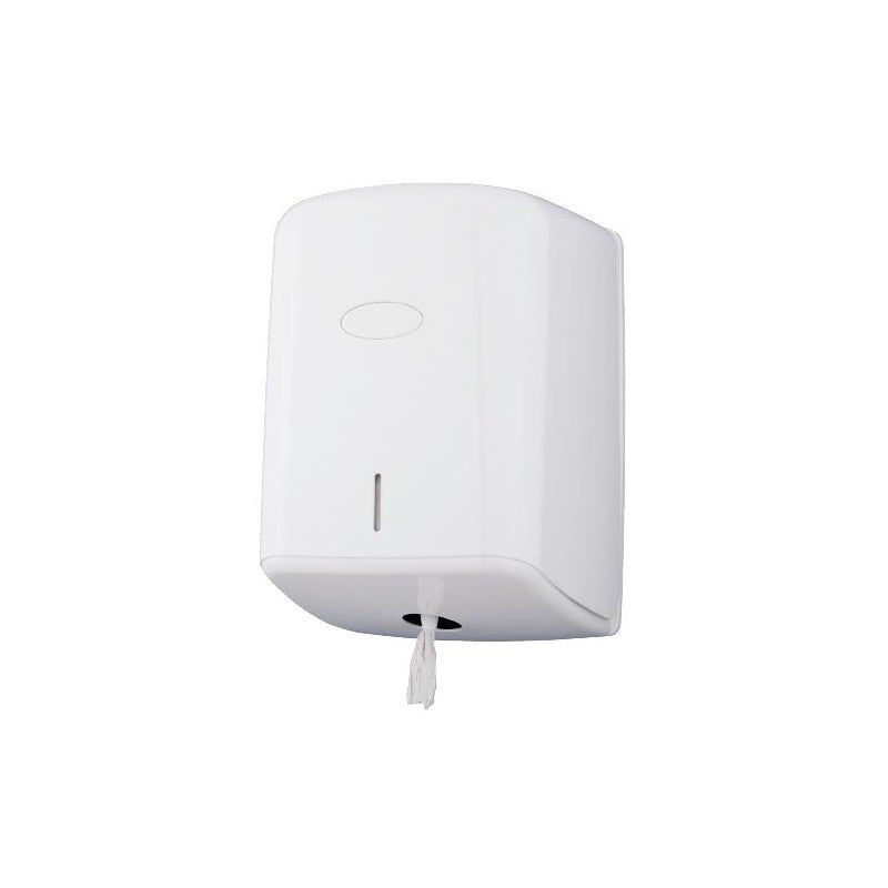 Distributeur dévidage central ABS blanc Ø205mm ref 133239 vue ouverte
